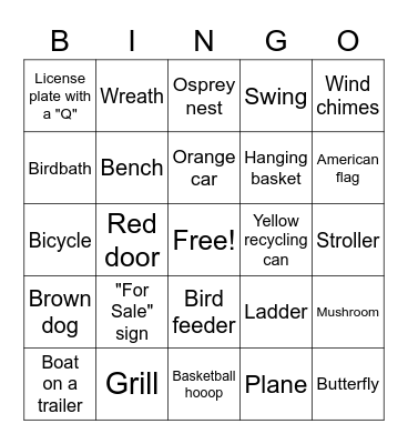Londontowne Bingo Card