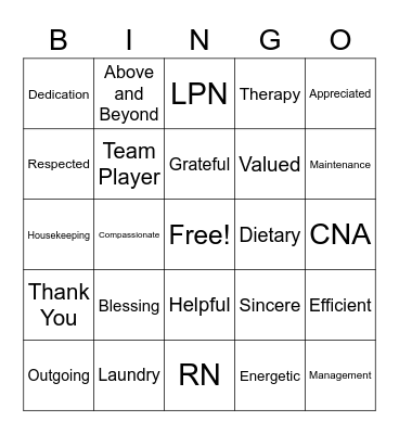 Fall Fun Week Bingo Card