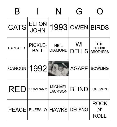 UTECKES BINGO! Bingo Card