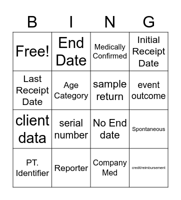 AEPC Bingo Card