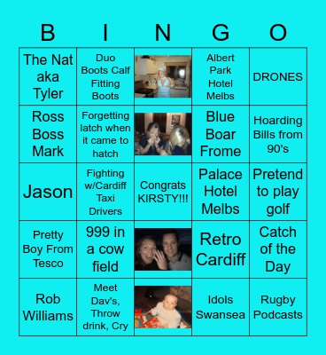 KIRSTY'S HEN PARTY! Bingo Card