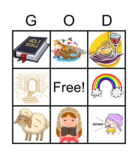 Bible Bingo Card