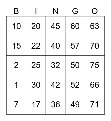 Jeannine Roselyn Bingo Card