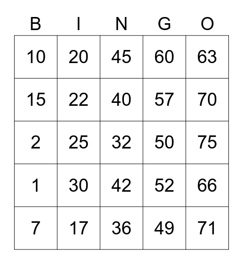 Jeannine Roselyn Bingo Card