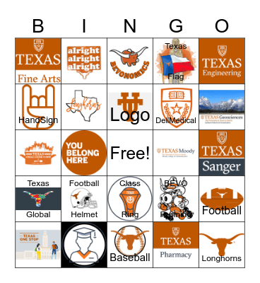 BEVO Bingo Card