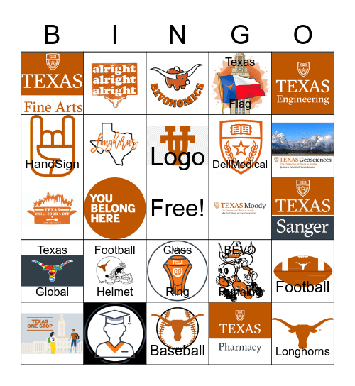 BEVO Bingo Card