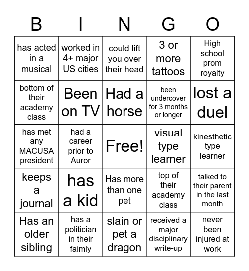 SECRET SATURDAY SYNERGY SINGOS Bingo Card