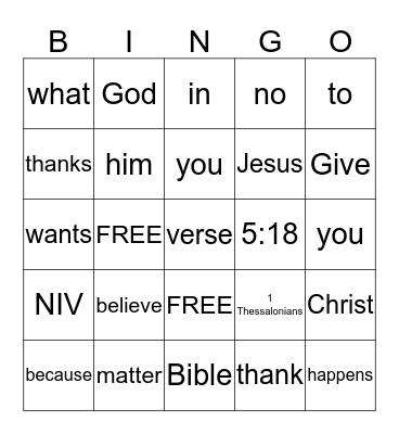 Memory BINGO  Bingo Card