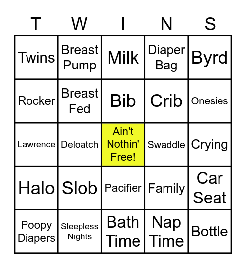 DELOATCH Bingo Card