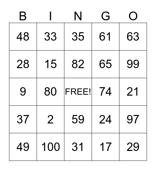 Lafayette Academy PBIS Bingo Card