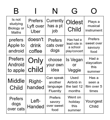 HFHM 371 - People Bingo Card