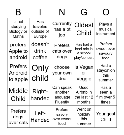 HFHM 371 - People Bingo Card