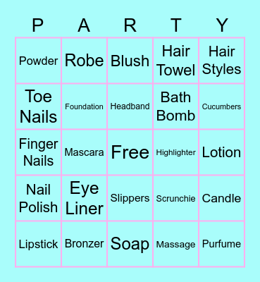 SPA BINGO Card