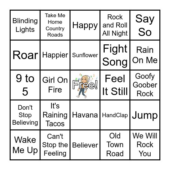 Back to School Singo Bingo Card