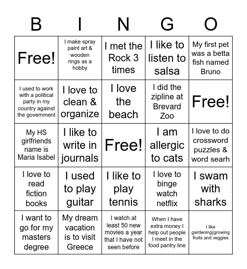 Port Malabar Bingo Card