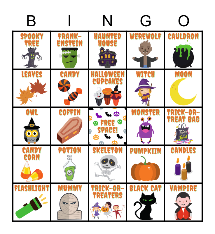 LPL HALLOWEEN BINGO Card