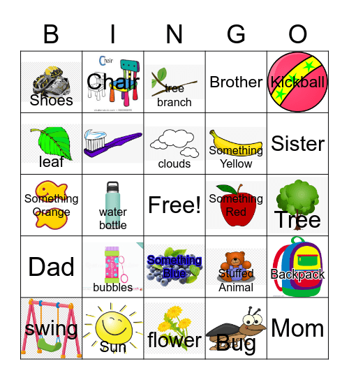 Fun at Home Bingo Card