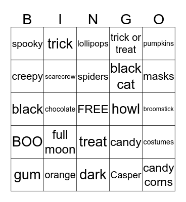 BINGO CARDS Bingo Card