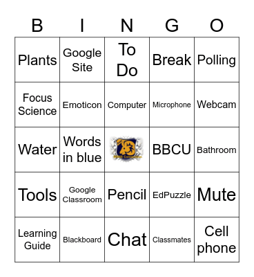 Focus Science Bingo Card