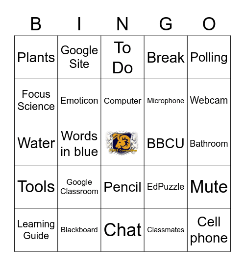 Focus Science Bingo Card