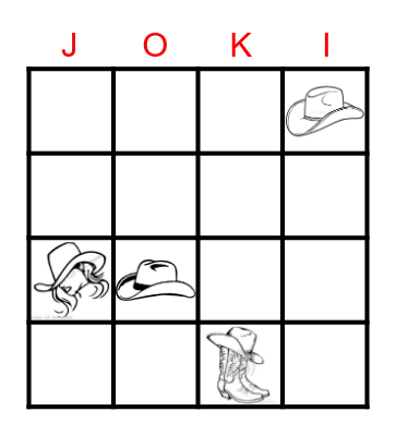 JOKI-DANCERS Bingo Card