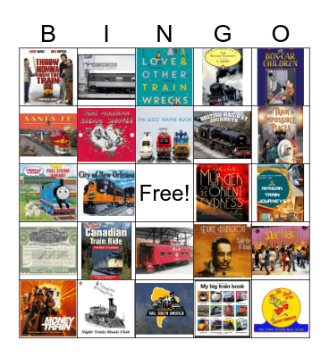 Train Bingo 2 Bingo Card