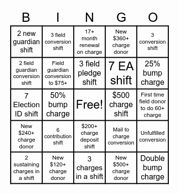 Under 2 Years Bingo Card