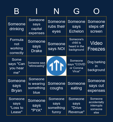 Echelon Budget Call Bingo Card