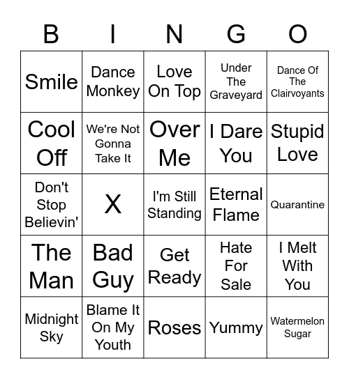 2020 Bingo Card