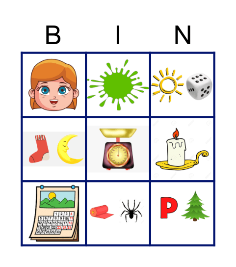 Acertijos en el bingo Card