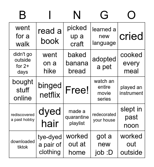 TEAM LEVINE BINGO Card