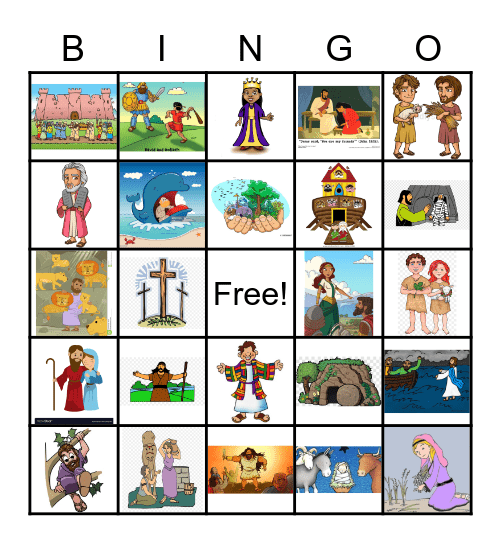 Bible Bingo Card