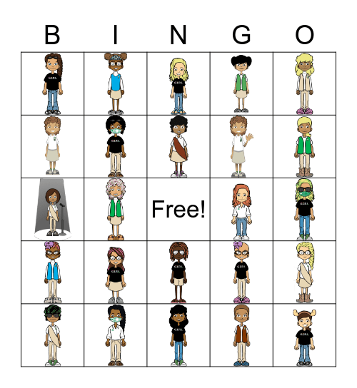 Avatar Bingo Card