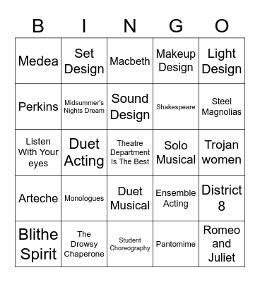 Troupe 7590 Bingo Card