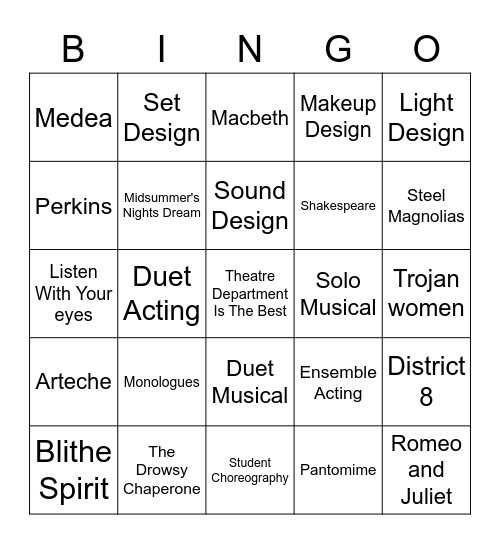 Troupe 7590 Bingo Card