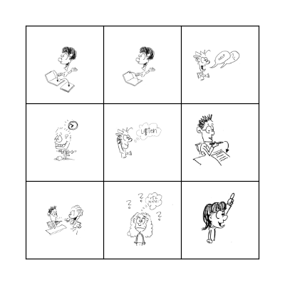 In the classroom Bingo Card