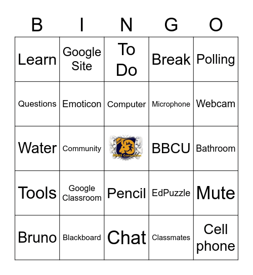 PreAlgebra Bingo Card