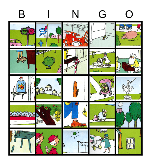 Wacky Wednesday Bingo Card