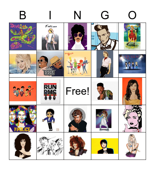 Music Bingo Card