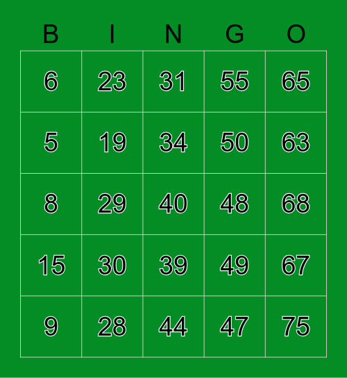 A.S.A.B Bingo NIGHT!! Bingo Card