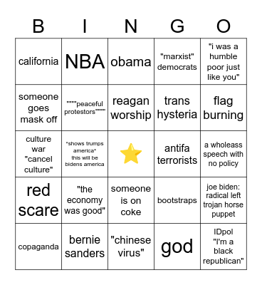 RNC Day 4 BINGO Card