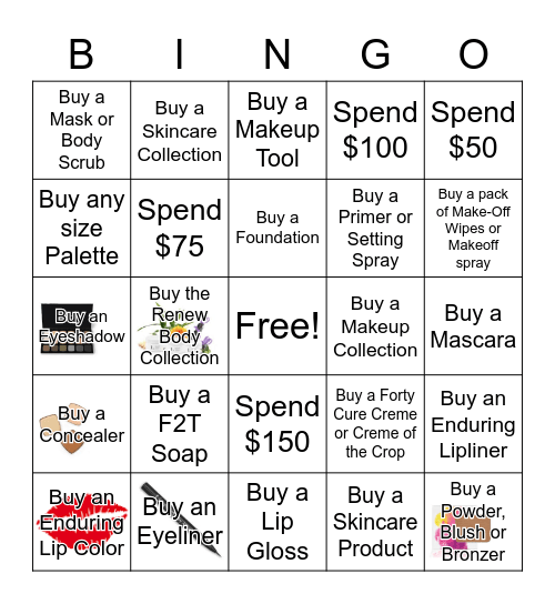 Limelife Bingo Card