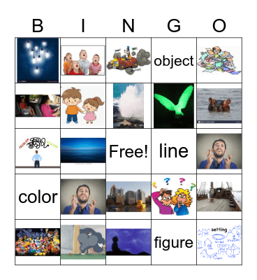Module 1 The Sea Vocabulary Bingo Card