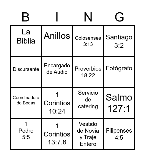 COMO ENTENDERSE BIEN Bingo Card