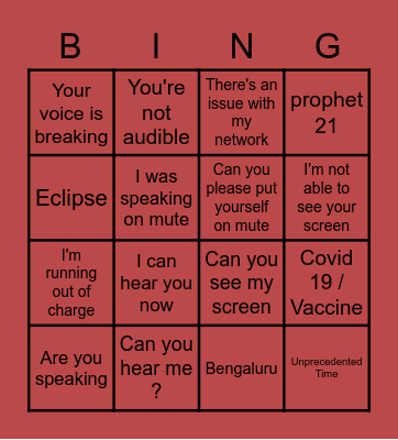 Epicor Bingo Card