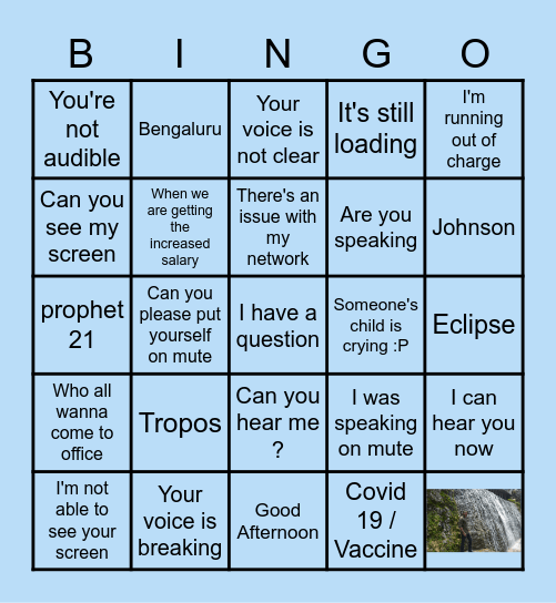 Epicor Bingo Card