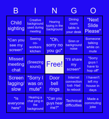IT Leaders Bingo Card