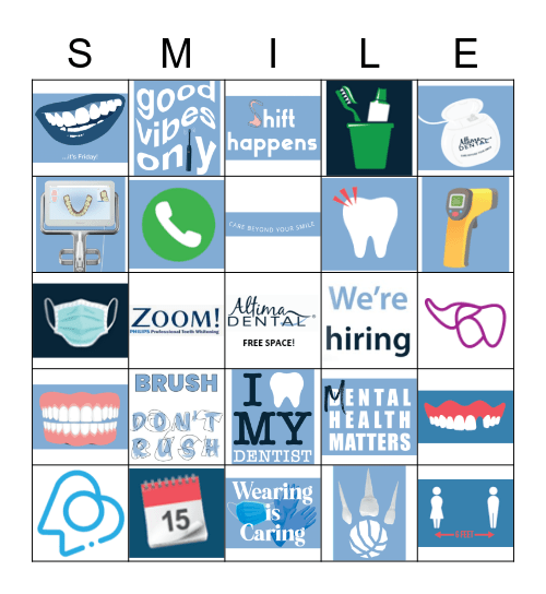 ALTIMA DENTAL BINGO! Bingo Card
