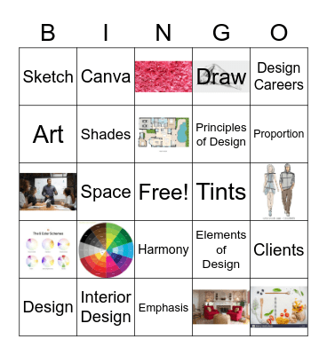 Design Concepts Bingo Card