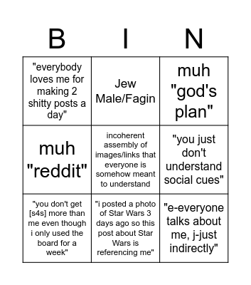 Woops Warbler Bingo Card